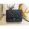 [premium] 샤* 클래식 은장 플랩백 33CM