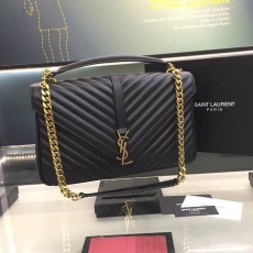 [premium] S 생로* 사첼백 골드 토트&숄더 32CM