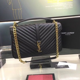 [premium] S 생로* 사첼백 골드 토트&숄더 32CM