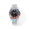 [premium] R 롤렉* GMT 마스터2 오이스터 40mm 레드 블루 세라믹 세라크롬 베젤 인서트 블랙 다이얼 오토매틱 메탈 시계