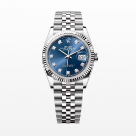 [premium] R 롤렉* 데이저스트 오이스터 36mm 브라이트 블루 다이얼 오토매틱 메탈 시계