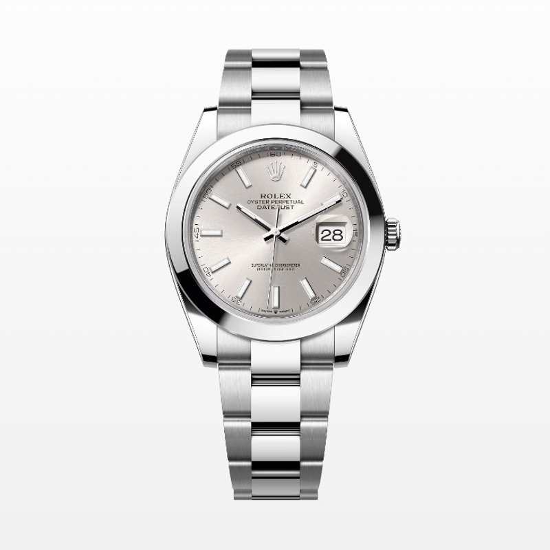 [premium] R 롤렉* 데이저스트 오이스터 41mm 실버 다이얼 오토매틱 메탈 시계