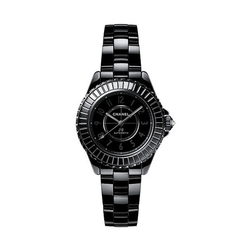 [premium] C 샤* J12 33MM 오토매틱 블랙 다이얼 레이디 시계