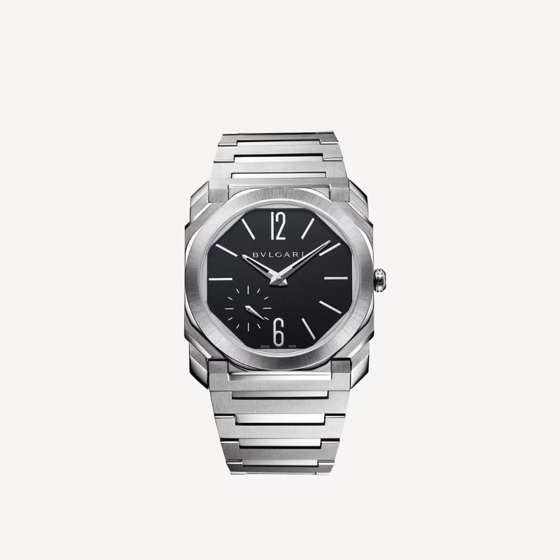 [premium] B 불가* 옥토 피니씨모 40mm 블랙 다이얼 오토매틱 메탈 시계