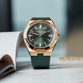 [premium] V 바쉐론콘스** OVERSEAS 41MM 오토매틱 시계 그린