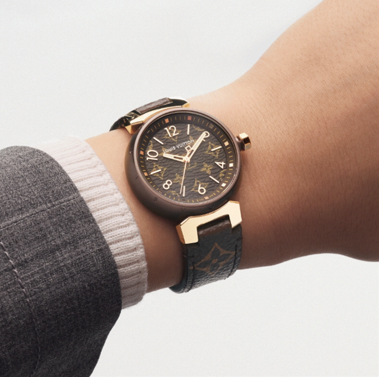 [premium] L 루이비* Tambour 모노그램 34mm 오토매틱 워치